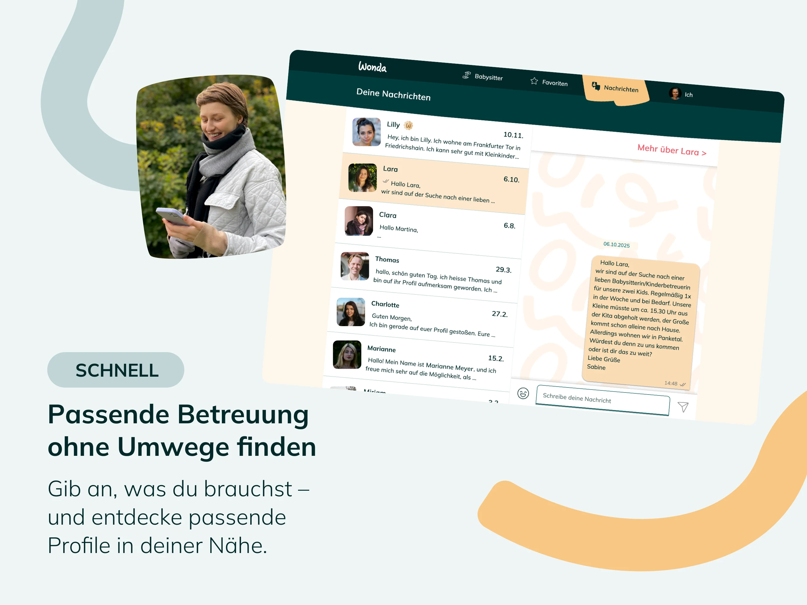 Wonda - Deine Kinderbetreuung screenshot