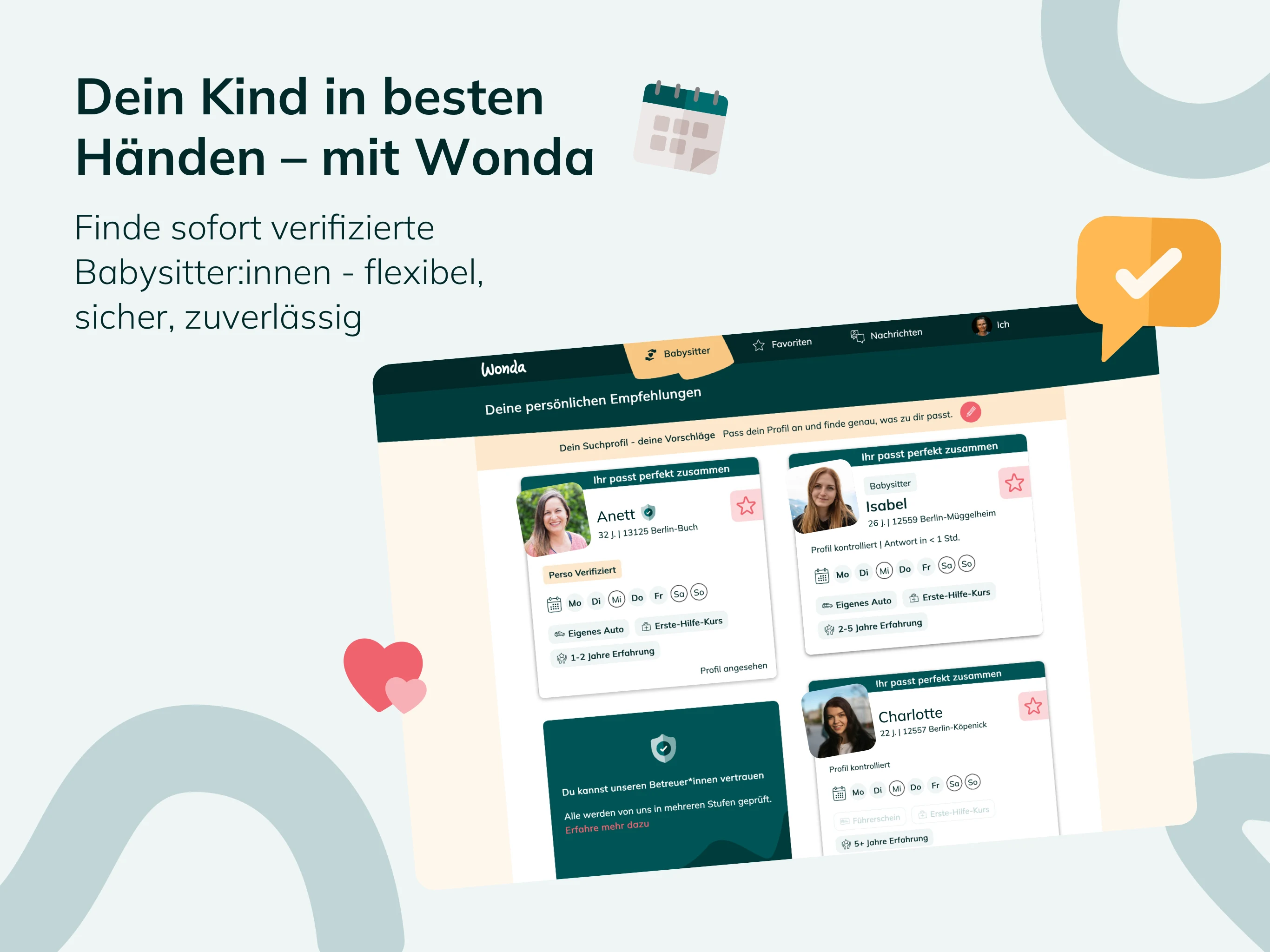 Wonda - Deine Kinderbetreuung screenshot